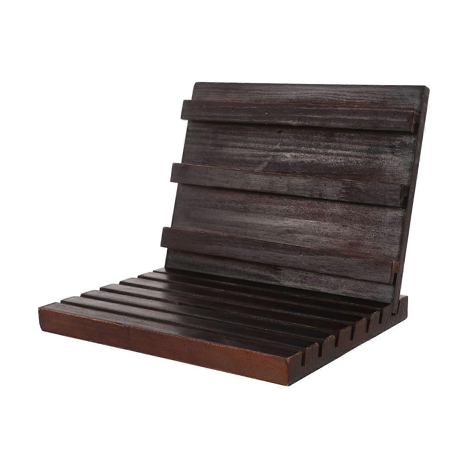 Wooden Challenge Coin Holder Coins Army Coin Holder Display Police Coin Rack for Home Office and Store Display Coffee