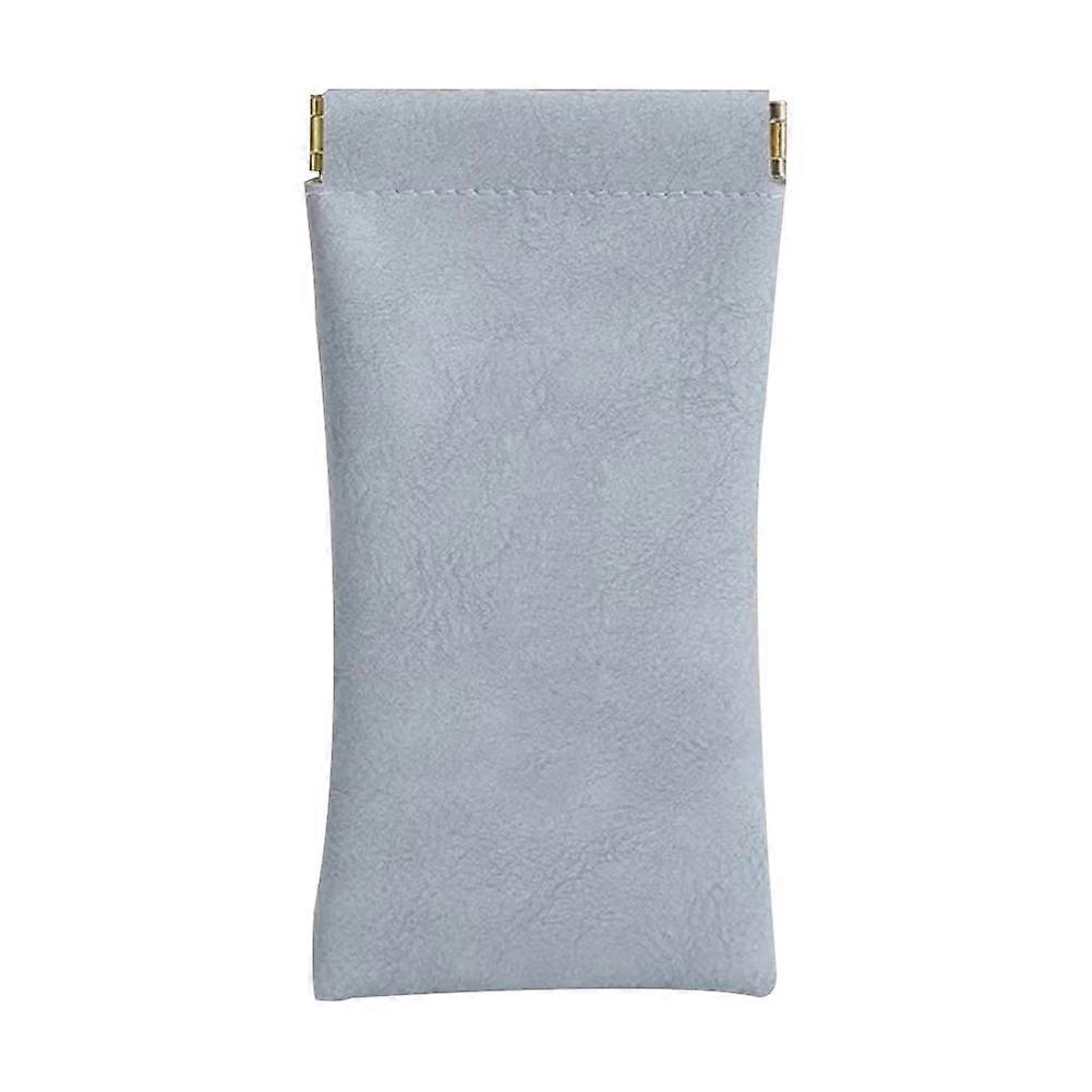 Auto Closing Glasses Pouch Large Capacity PU Eyewear Case Multi-functional Storage Bag for Sunglasses Reading Glasses