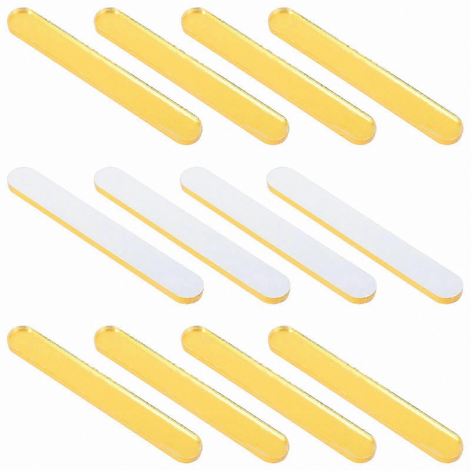 40-Pack Reusable Acrylic Sticks for DIY Desserts, Cake Pops, and Family Crafting Projects