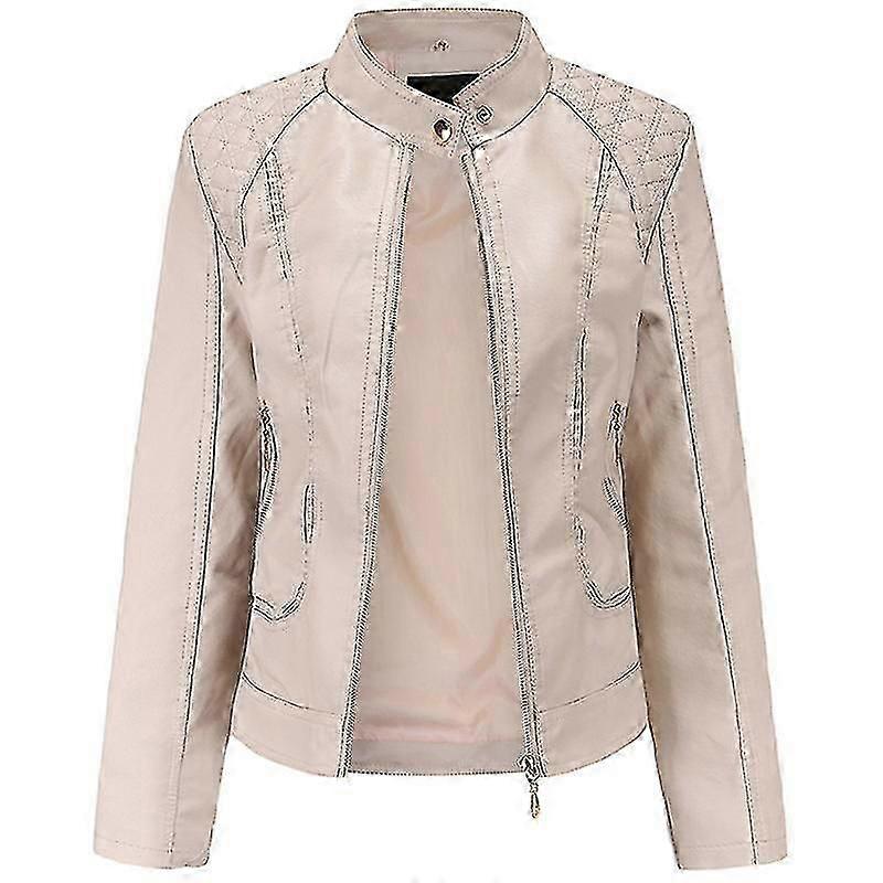 Femei din piele Biker Jacheta Coat