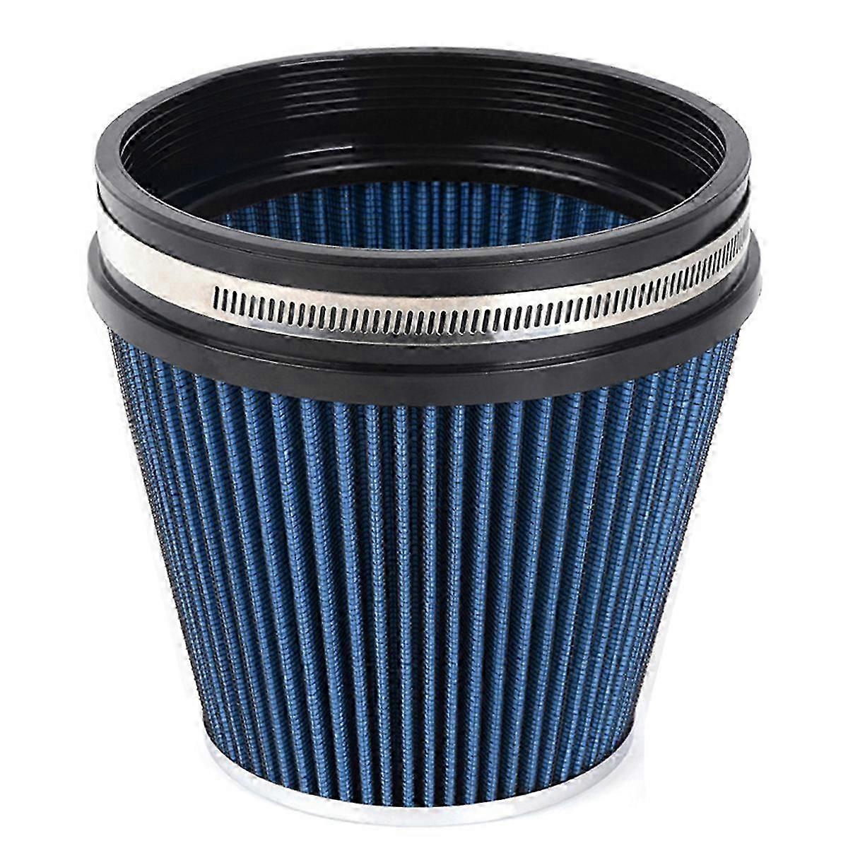 Universal 6-Inch High Flow Intake Air Filter for Car Engines - Mushroom Style Inlet Pipe Modification