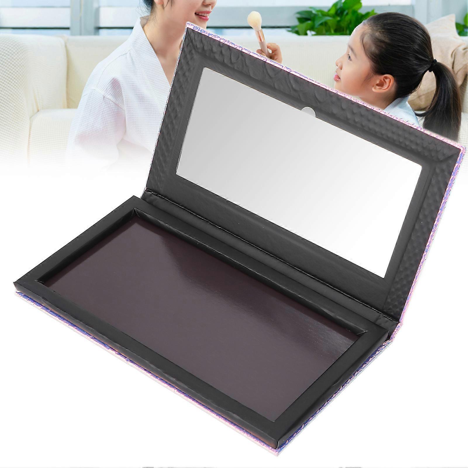 Empty DIY Magnetic Eyeshadow Palette with Mirror 18.5 x 10.5cm
