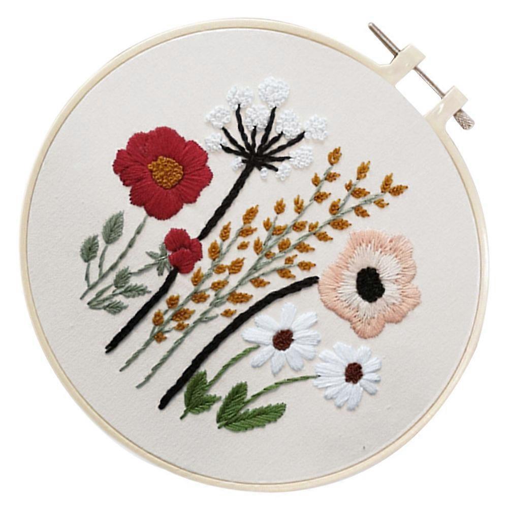 Embroidery Kit Diy Art Craft Tool Cross Stitch for Dinning Room Decoration Cotton and Linen Material 1Set