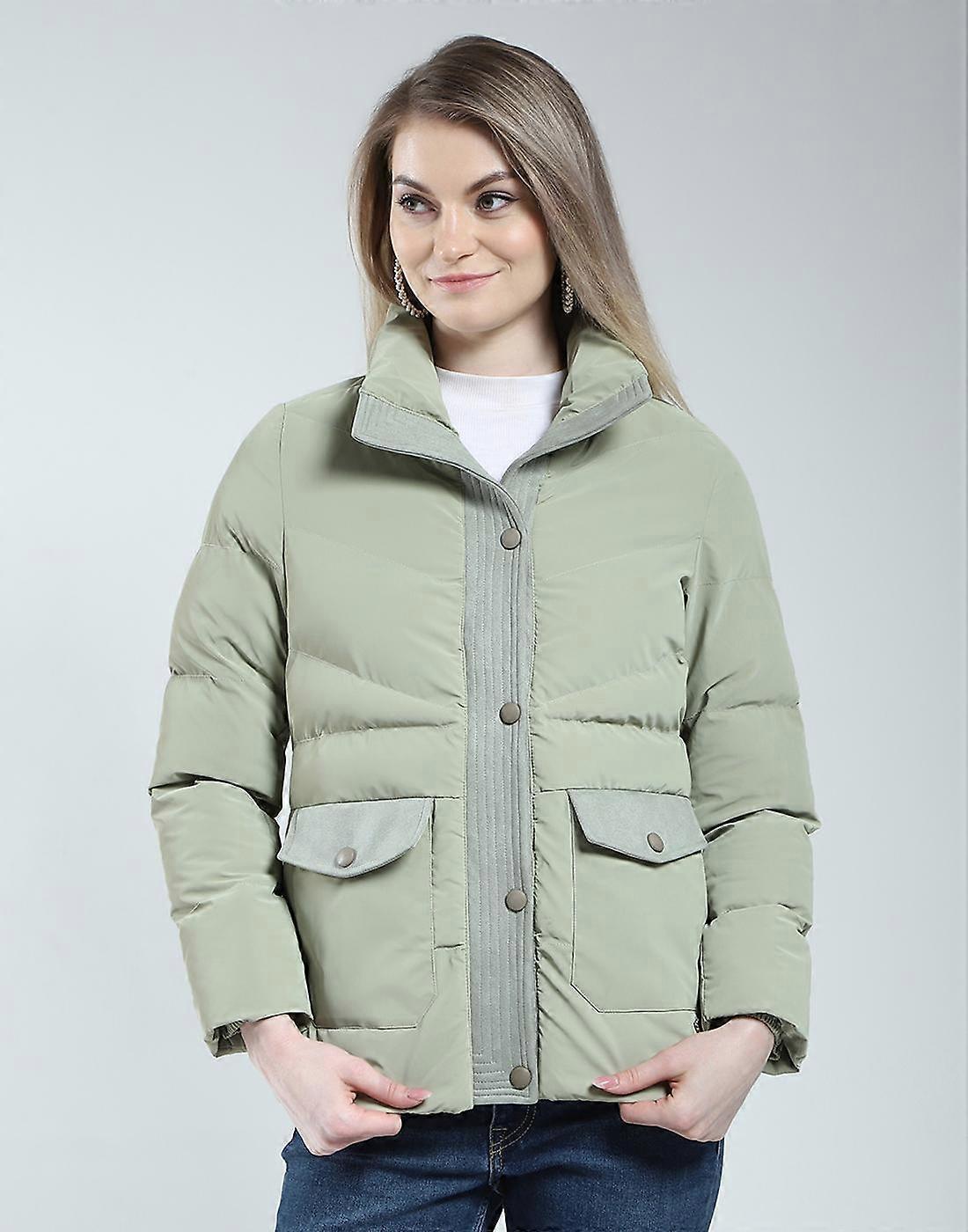 Monte Carlo Women Regular Fit Solid Full Sleeve Puffer Jacket