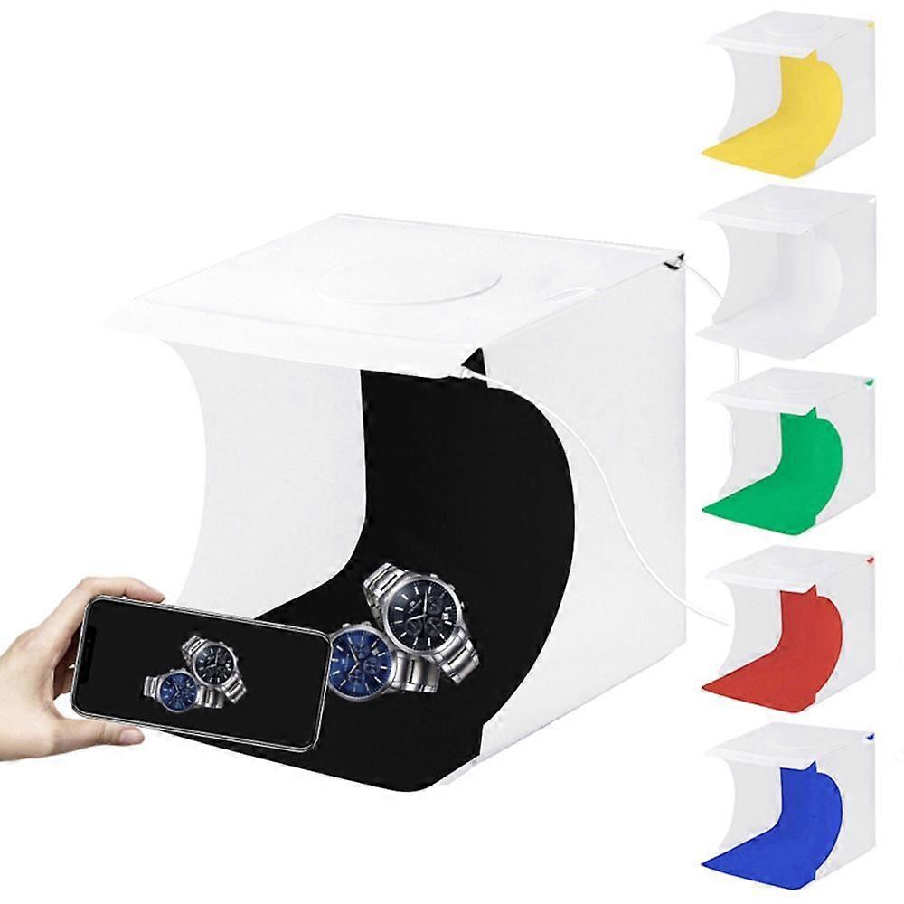 PULUZ Dual Light Lightbox Mini 40Pcs LED Light Room foliding Photography Lighting Softbox Tent Photobooth Backdrop USB Cube Box Photo Studio Light Box