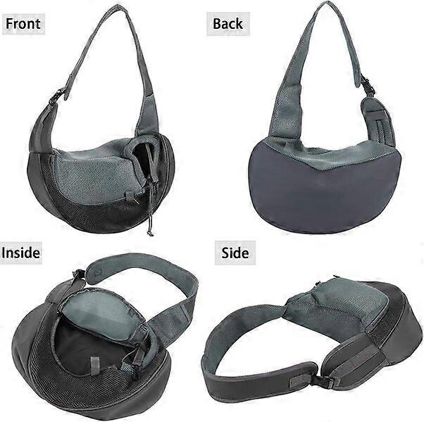 Cat and dog harness, 37cm in total length, with pockets, breathable and portable
