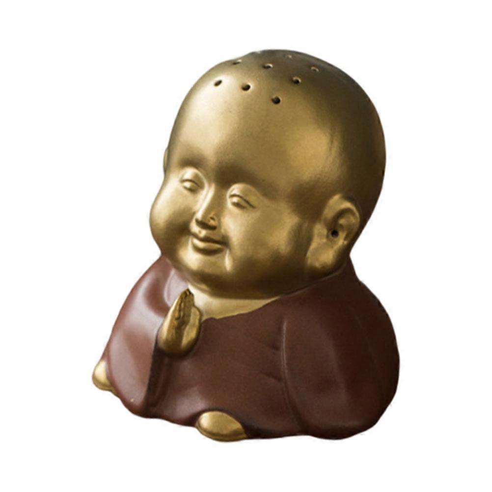 Retro Style Censer Ceramic Incense Burner for Religious Offering Assorted Color Incense Burning 1Pc