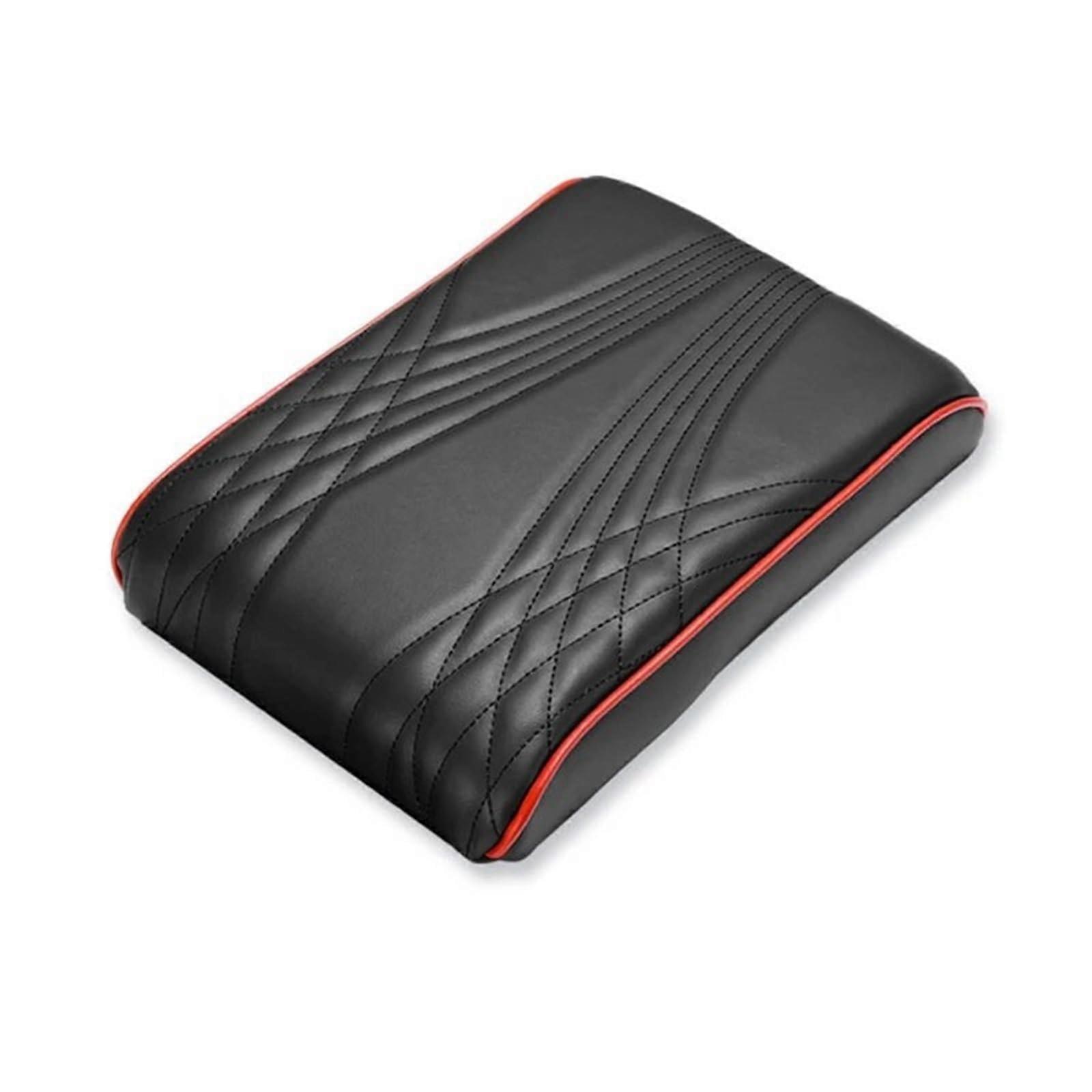 Armrest Storage Box For Hyundai I30 Ix35 I30 I35 Car Armrest Box Pad Height Pad Elbow Central Cover(Aix35Black Red)