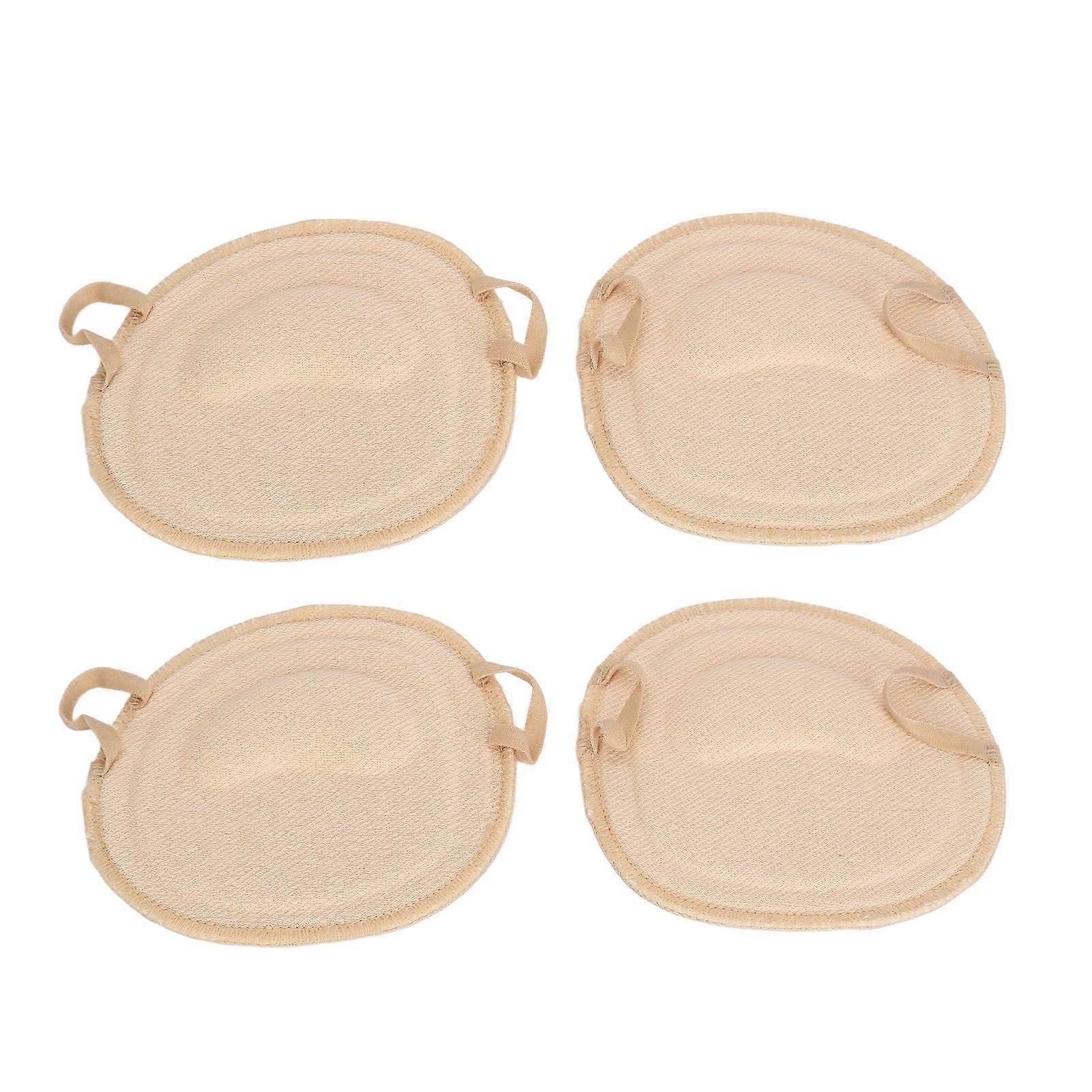 2 Pair of Half Forefoot Pads High Heels Invisible Socks Pads Corrective Toe Socks Foot Cushion Pad Skin Color