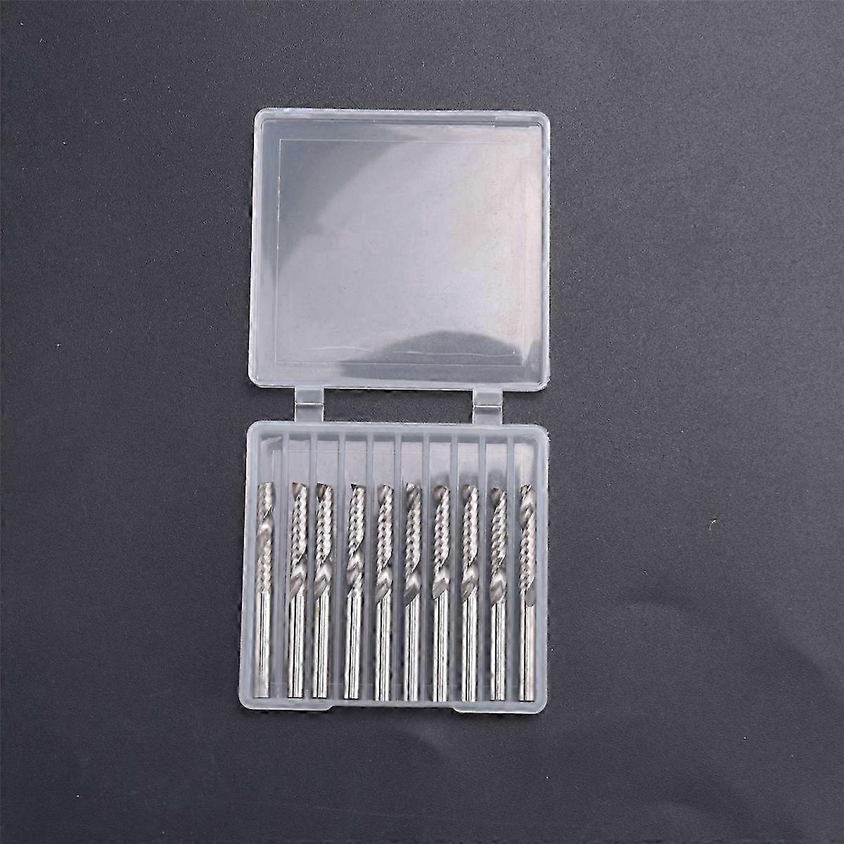 10 Pack CNC Router Bits 1/8 inch Shank Spiral Upcut Router Bit