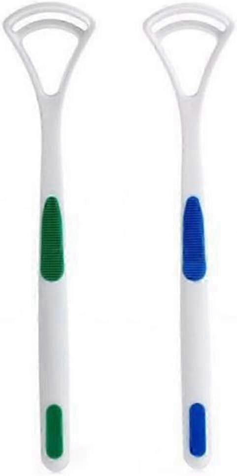2 Pieces Tongue Cleaner Tongue Cleaner Brush Scraper