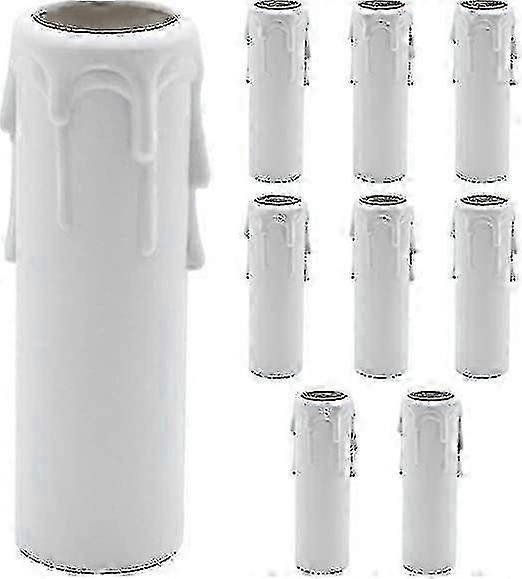 Pendant light covers 10pcs for plastic candle drips tubes