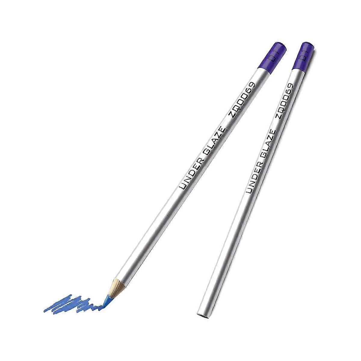 2Pcs Underglaze Pencils, Underglaze Pencils for Pottery,Underglaze Pencil Precision Underglaze Penc