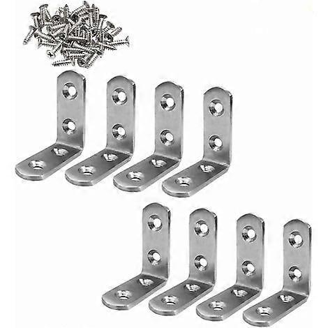 8Pcs Stainless Steel Angle Brackets Brackets/Angle Brackets/Angle Brackets/Right