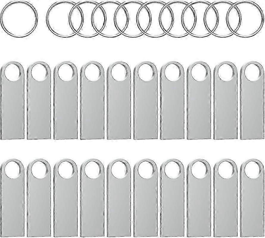 2025 For Flash Drivemetal Usb 20 Thumb Drives With Keychains Usb Sticks Pendrives1gb 20 Pack Quick Connec