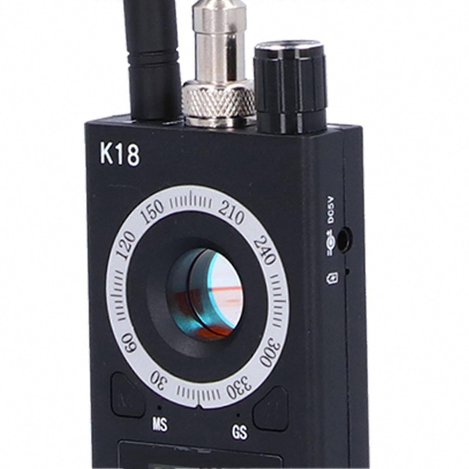 Sensitive Camera Detector GPS RF Signal Bug Eavesdropping Finder with Buzzer Vibration Alarm for 100-240V EU Plug