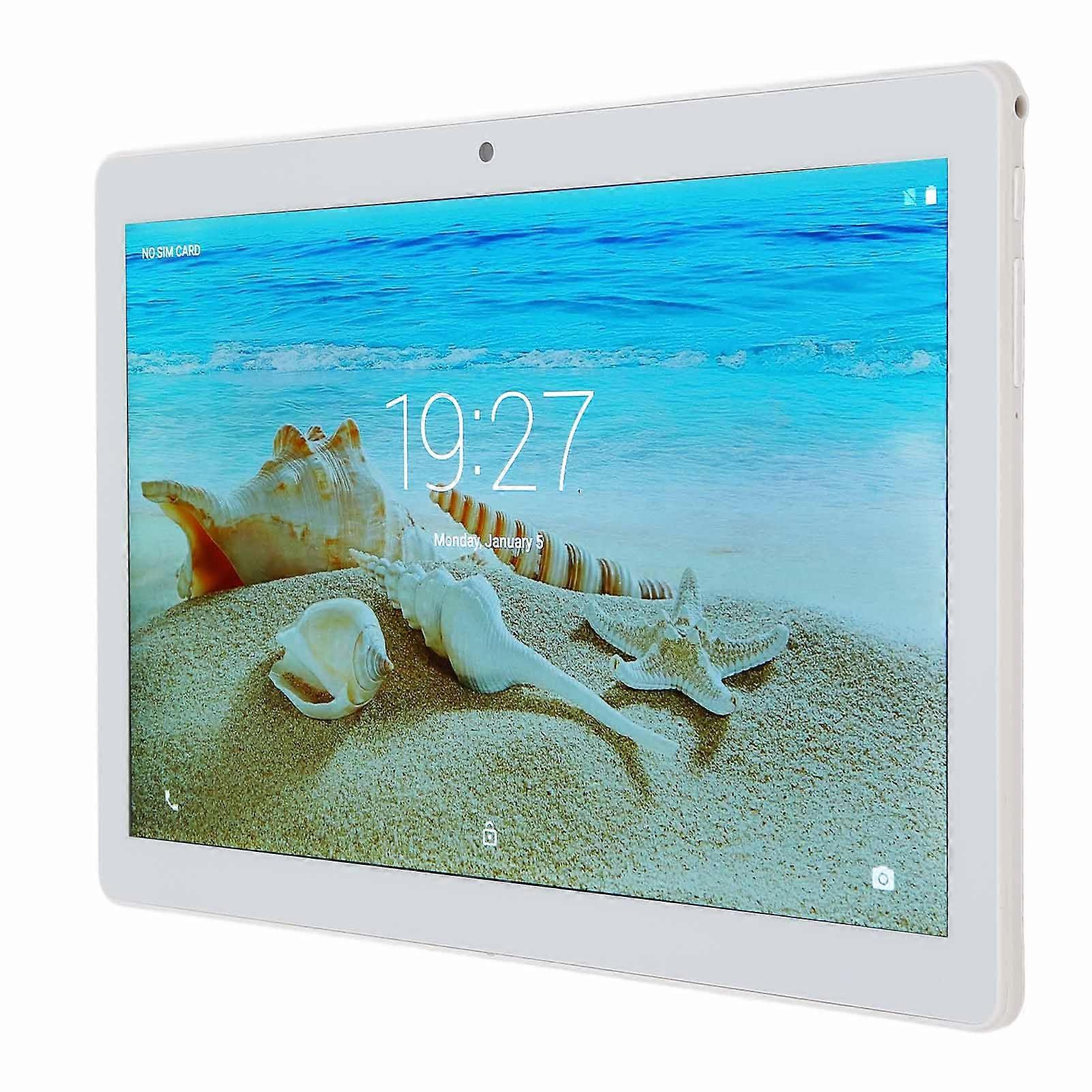 10in HD Android 11 Tablet 2GB RAM 32GB Dual SIM Silver White