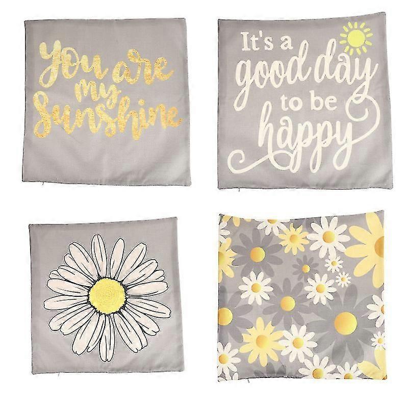 4pcs Sofa Office Pillowcase