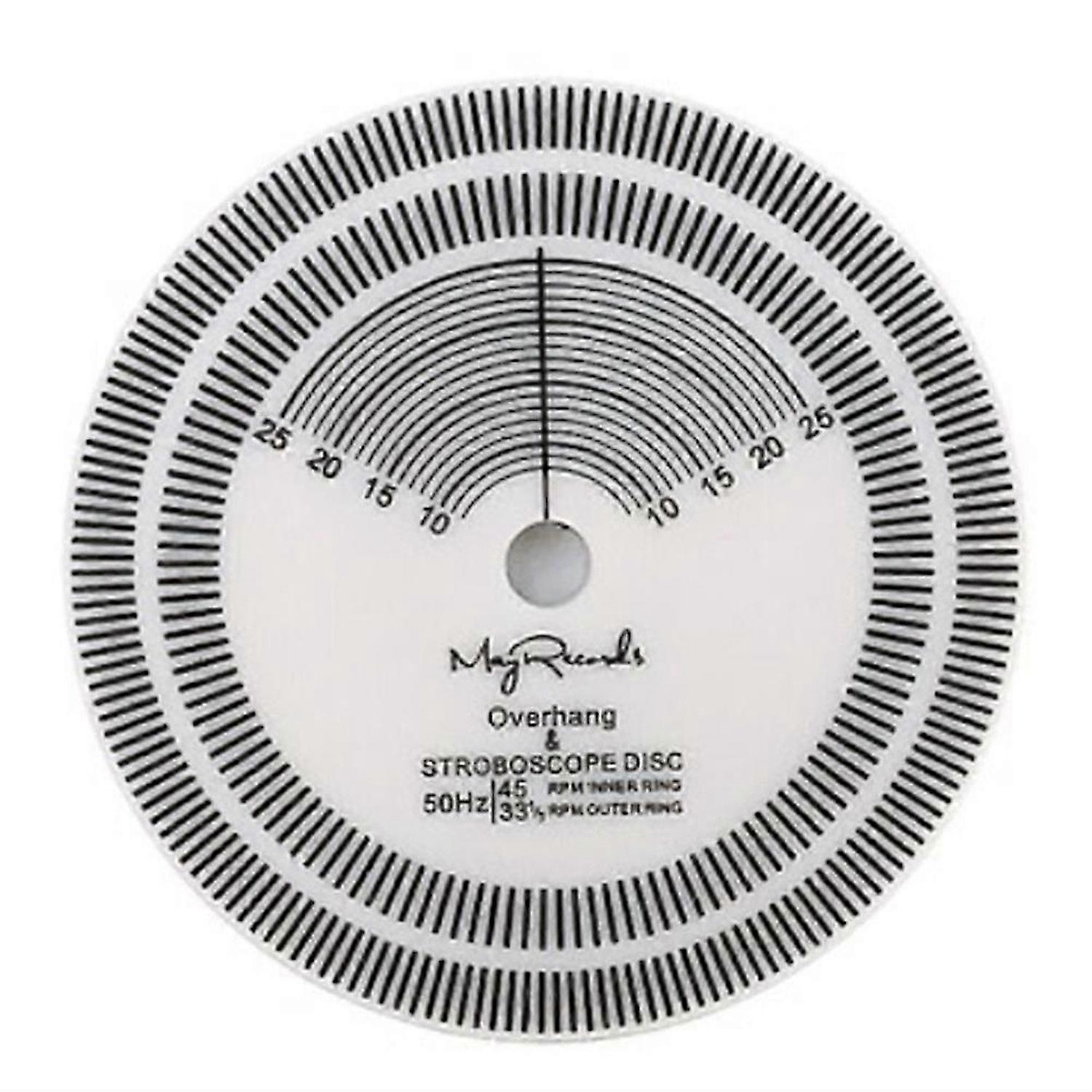 LP Record Player Strobe Disc Calibration Tachometer Record Player
