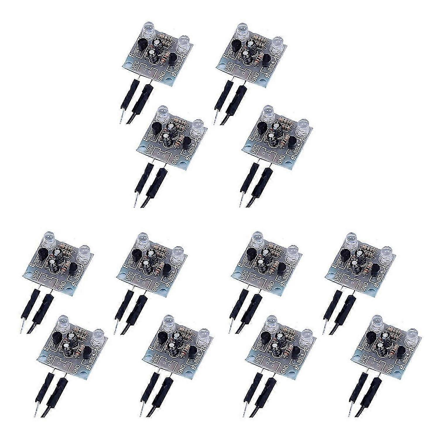 4-Piece Set 5mm LED Flash DIY Kit Electronic Kit PCB Circuit