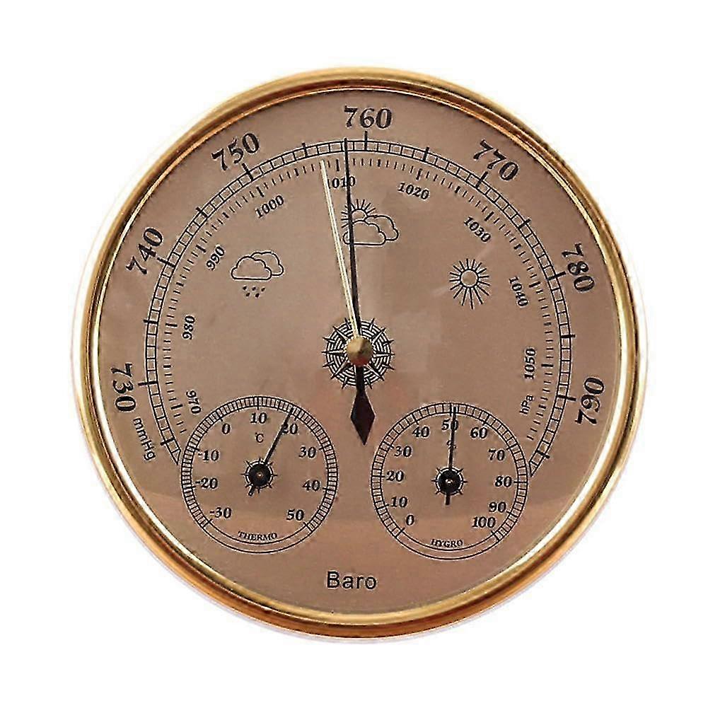 Outdoor Thermometer,Room Thermometer Indoor,Barometer,Mechanical Movement High Precision 3 in 1 2025