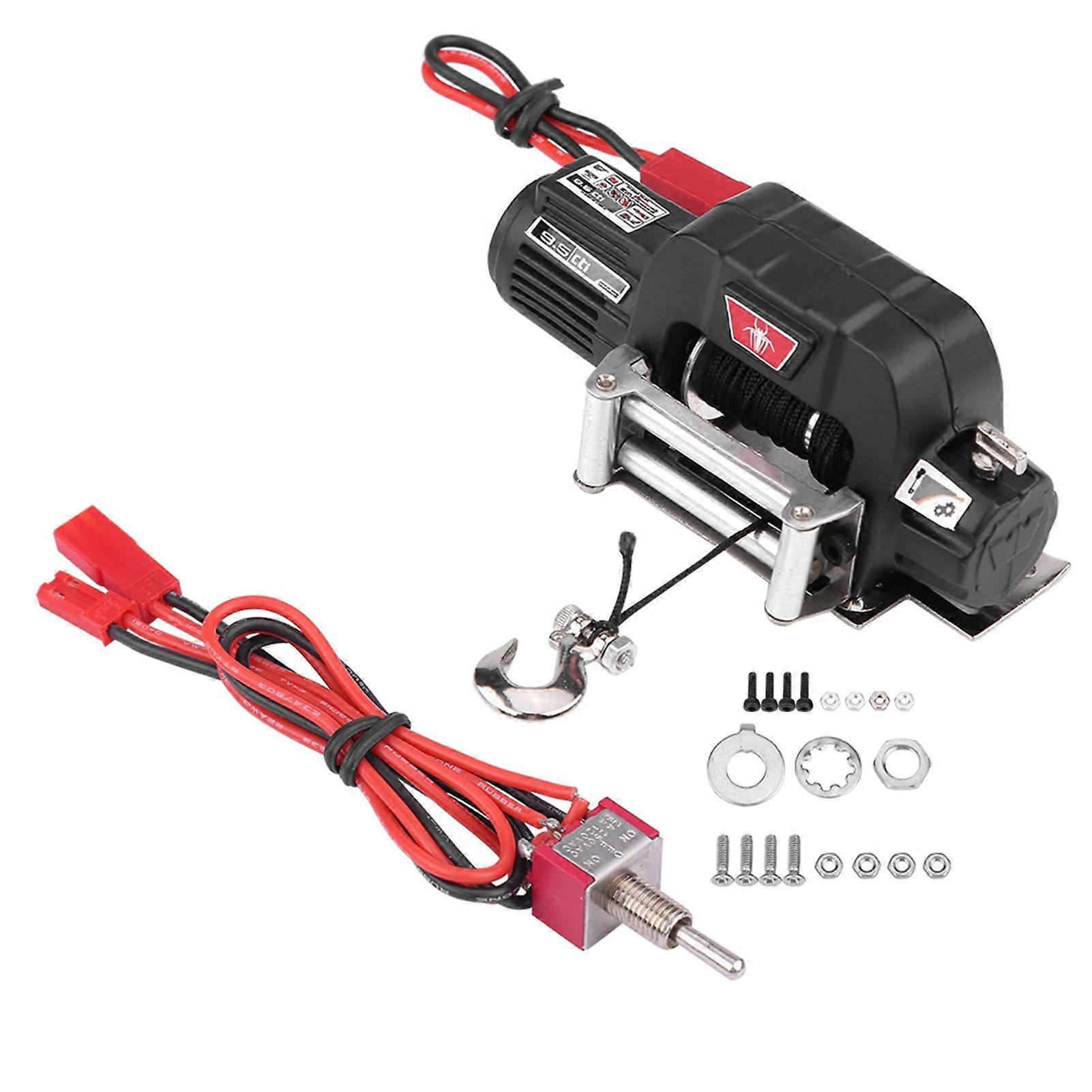 1/10 Scale Crawler Winch With Control System Set for Traxxas HSP Redcat RC4WD Off road Car