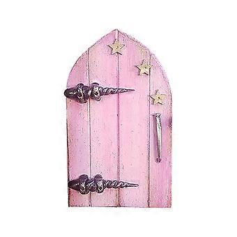 Porta in miniatura in legno, elegante e portatile, porta da giardino, ornamento, regalo di compleanno