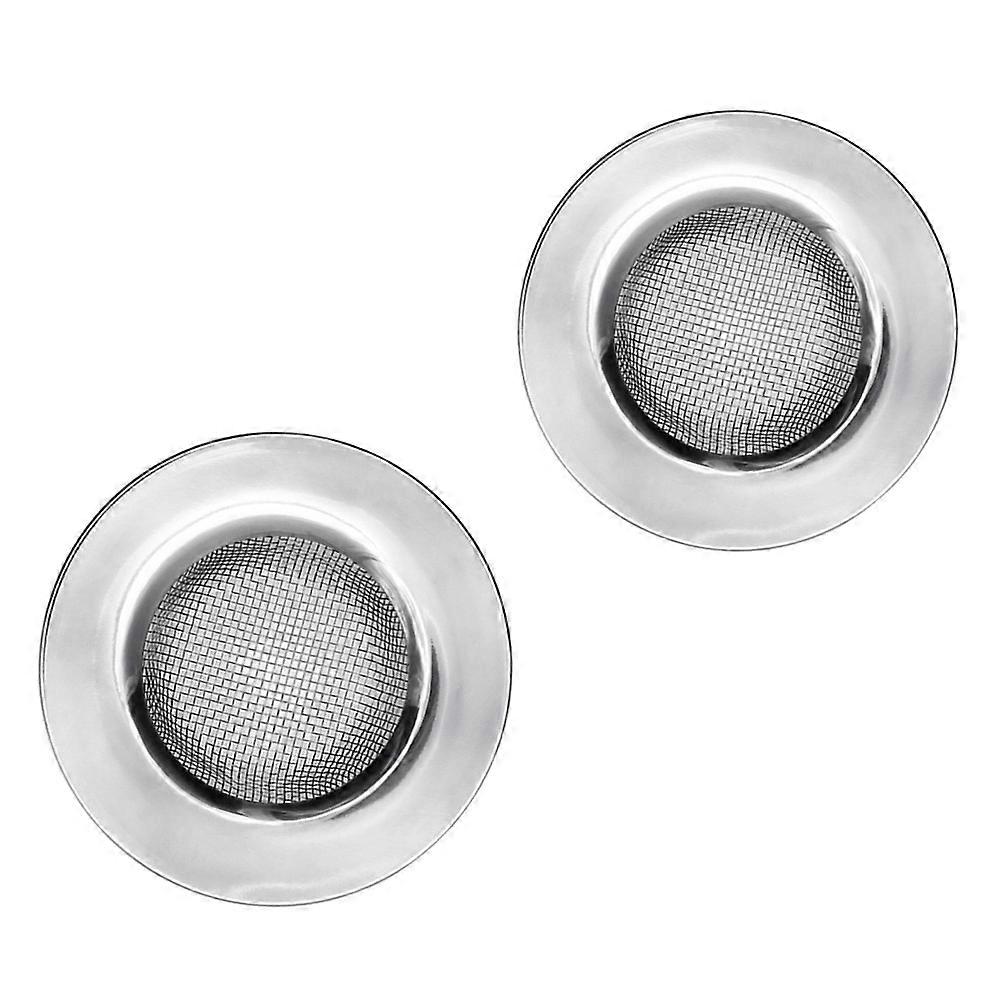 Filter Sink Strainer Stainless Steel for Filtering Use 2Pcs Hair Catcher Basket