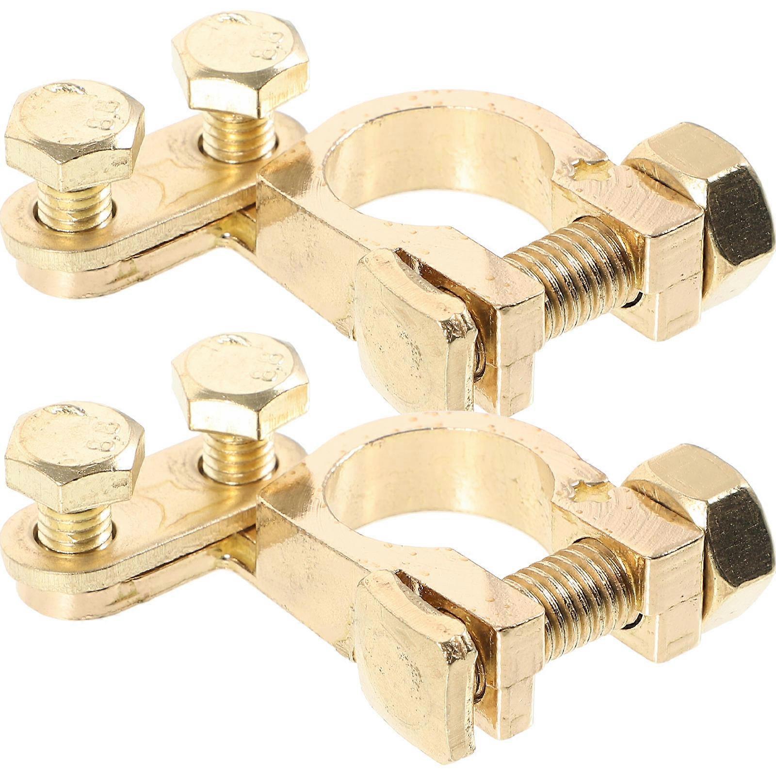 Battery Cable Ends Battery Terminal Connectors for 1Pair of Clips