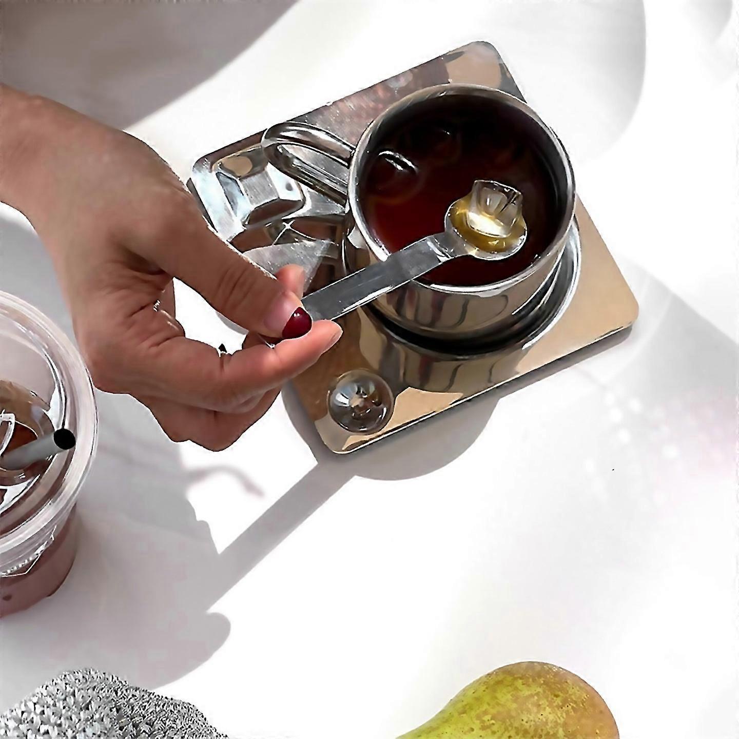 For Coffee Cup Set With Spoon Placemat Water Cup Tableware Accessories