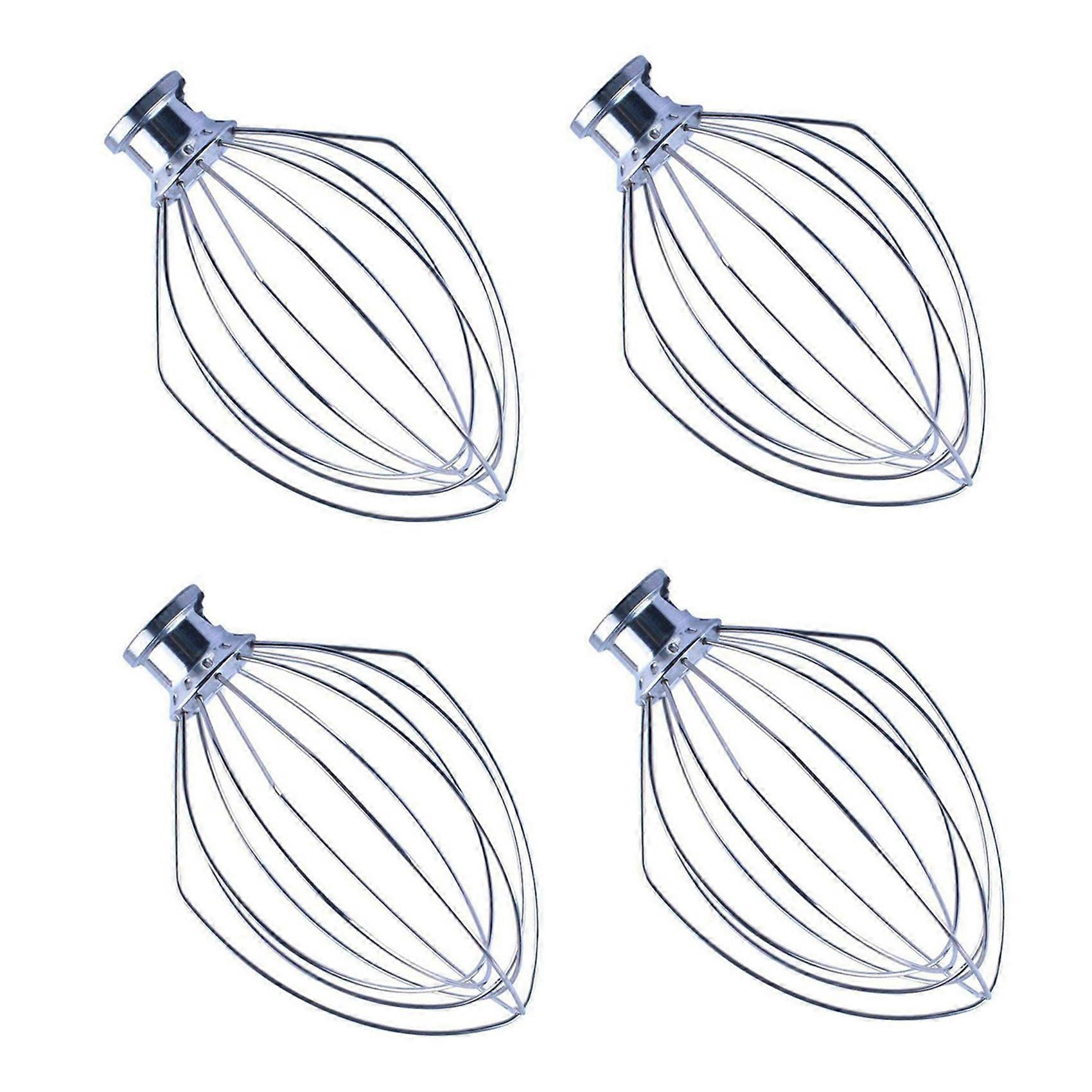 4X Wire Whip Attachment for Tilt-Head Stand Mixer for K5AWW 5 Quart KSM50, KSM5 Egg Cream Stirrer Ac