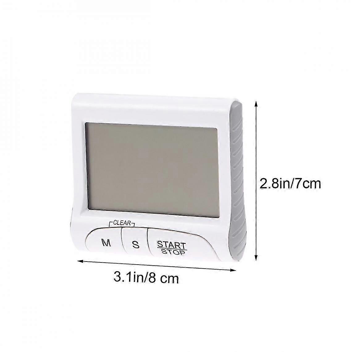 Large Screen Digital Cooking Timer, Countdown Clock, Loud Alarm, Large Lcd Display, Battery.
