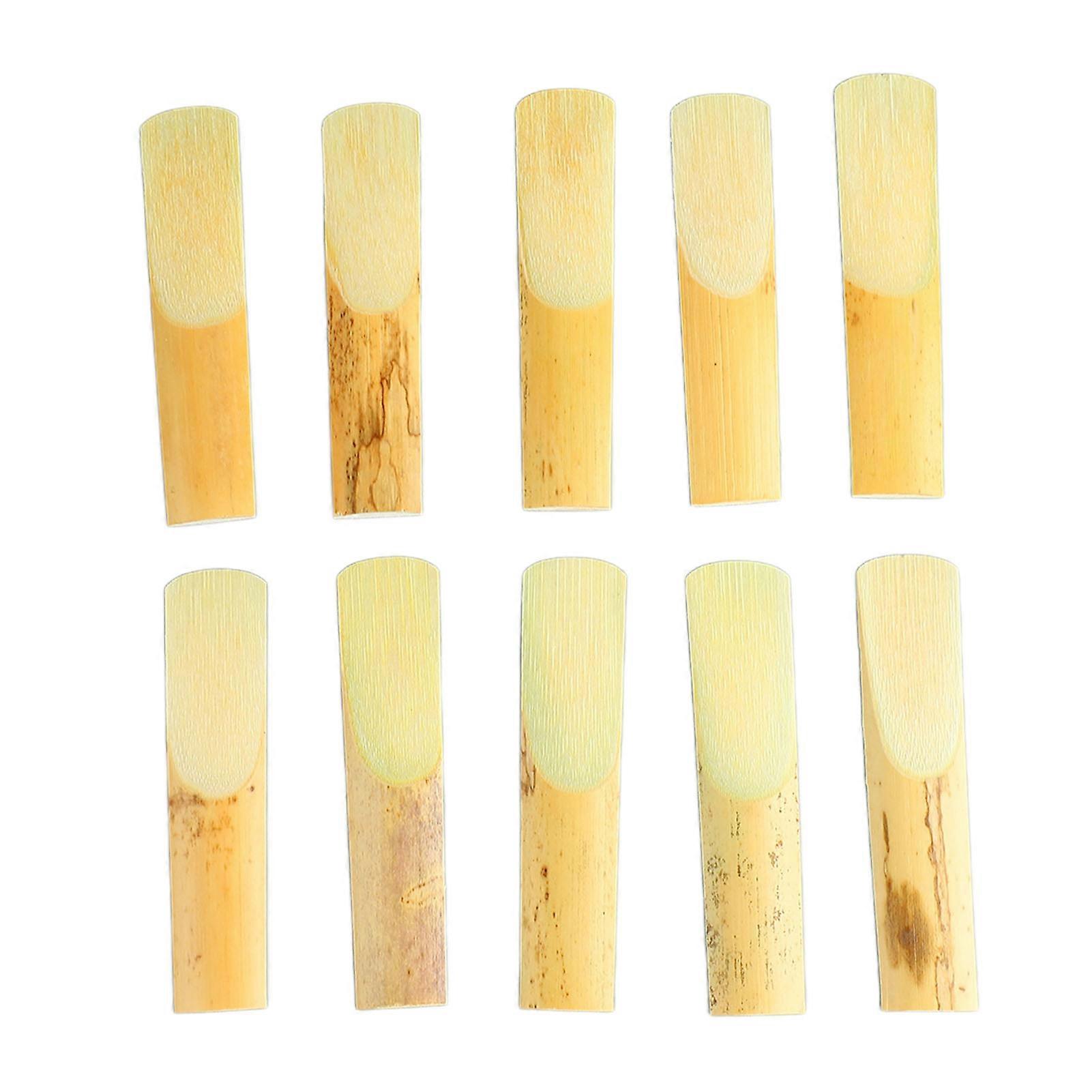 Lot de 10 anches de saxophone alto professionnelles traditionnelles, force n° 2
