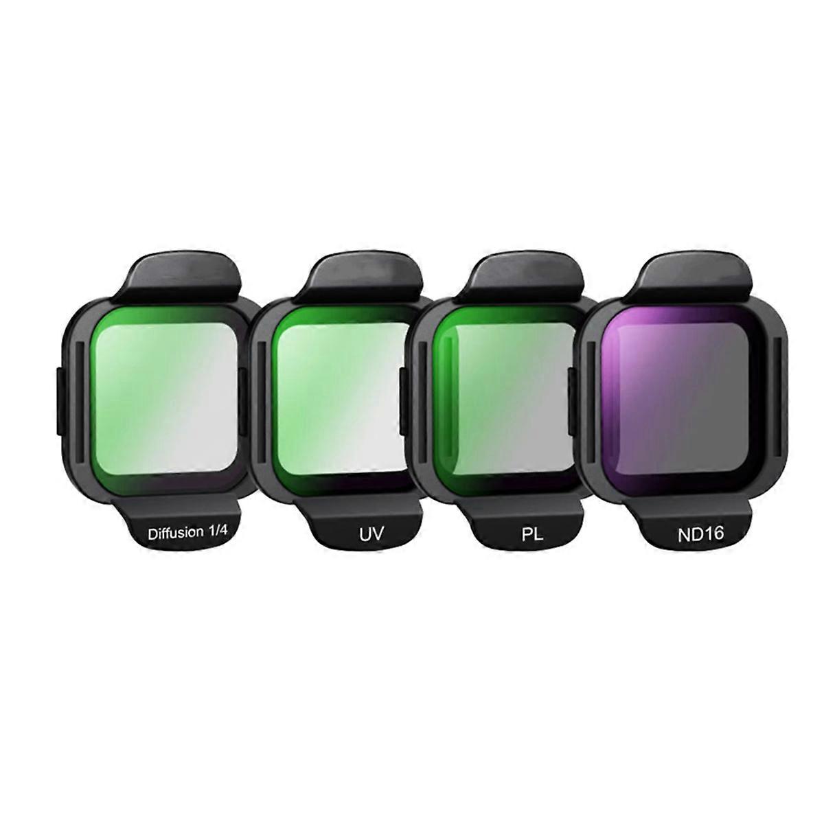 ND Filter Accessories Set for Flip Drone Snap on HD Optical Glass Neutral Density Polarized Lens Filter Kit