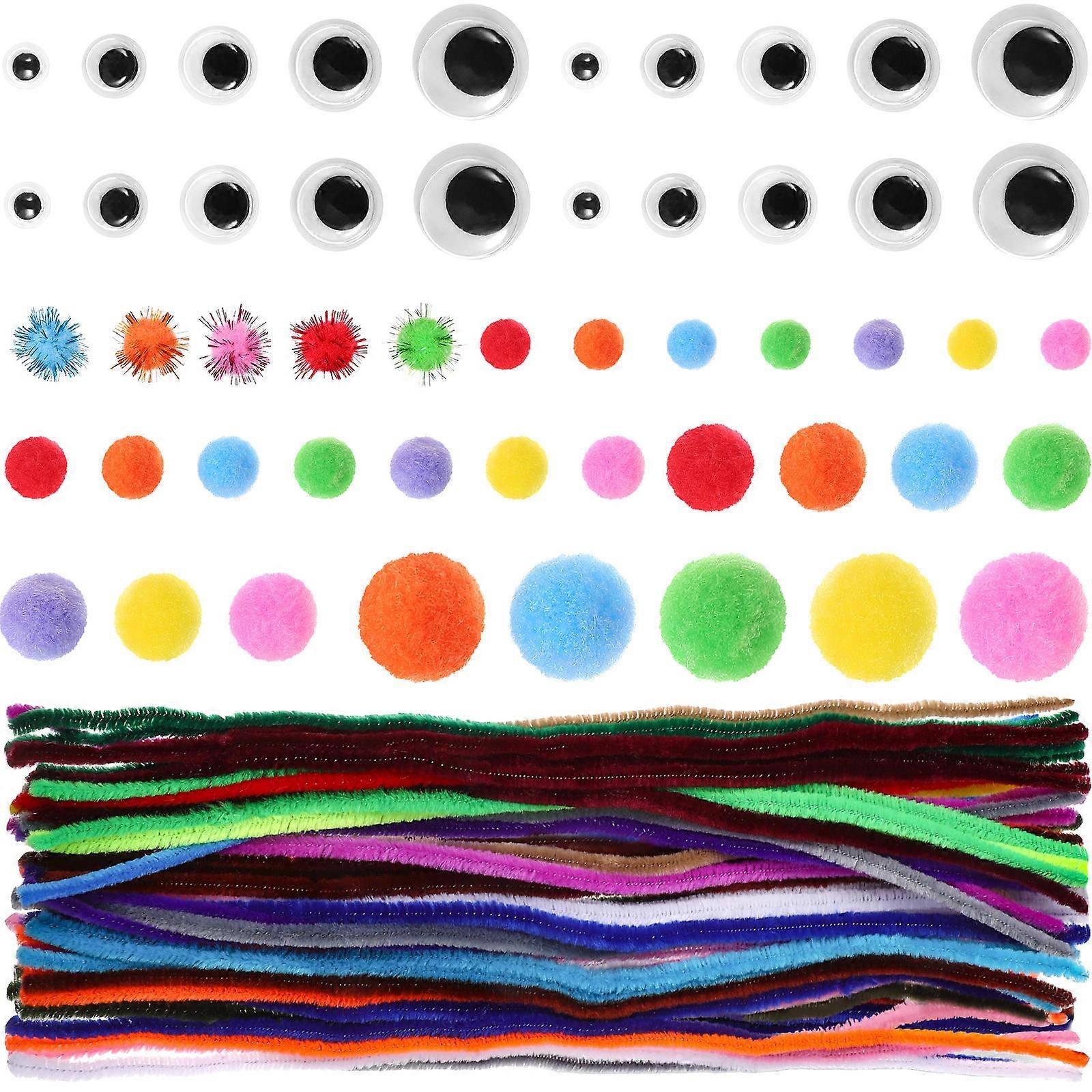 Chenille Pipe Cleaners for Craft Decorations 3Sets of Flexible Cleaners