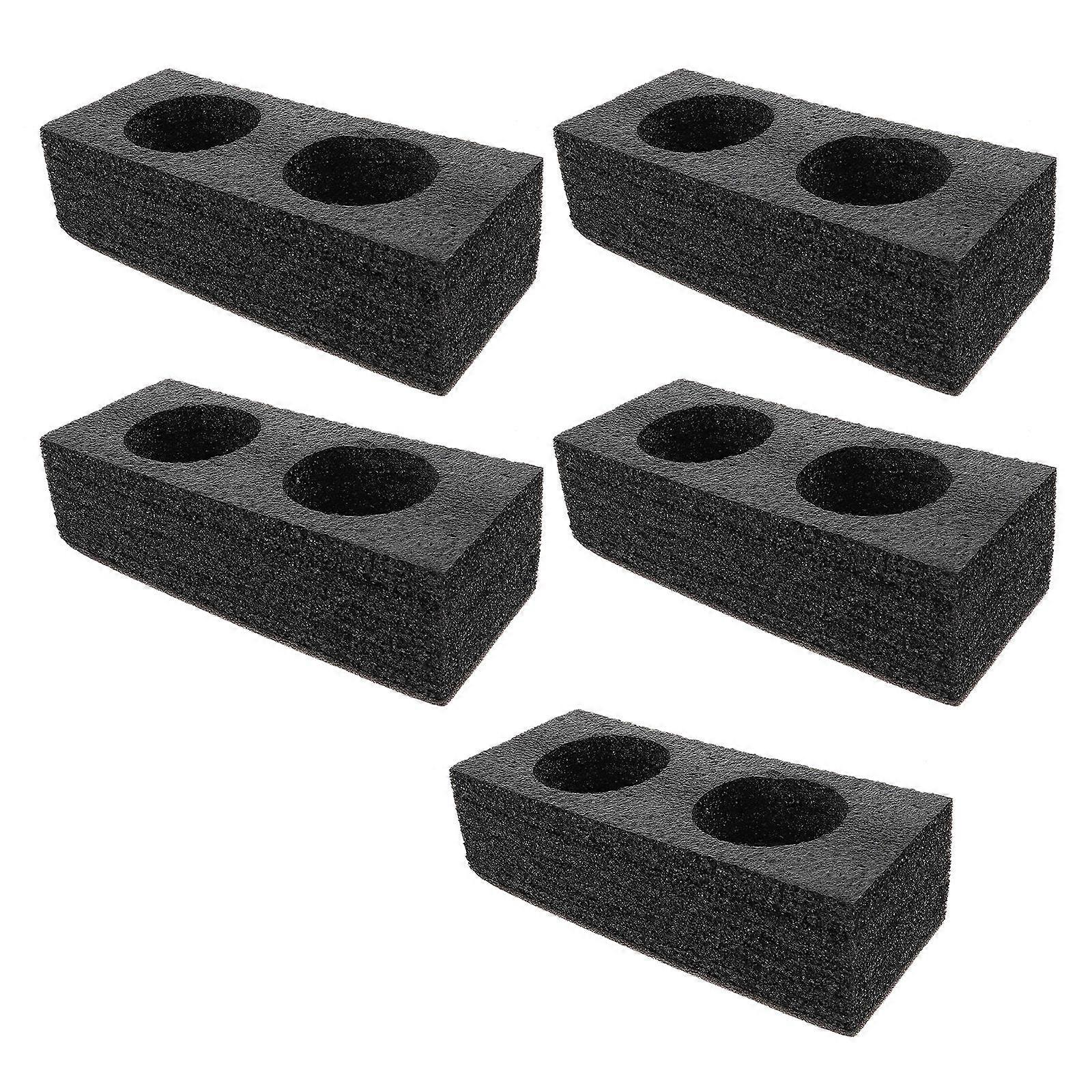 Black Cup Holder Made of Pearl Wool for Takeout 10Pcs Cups