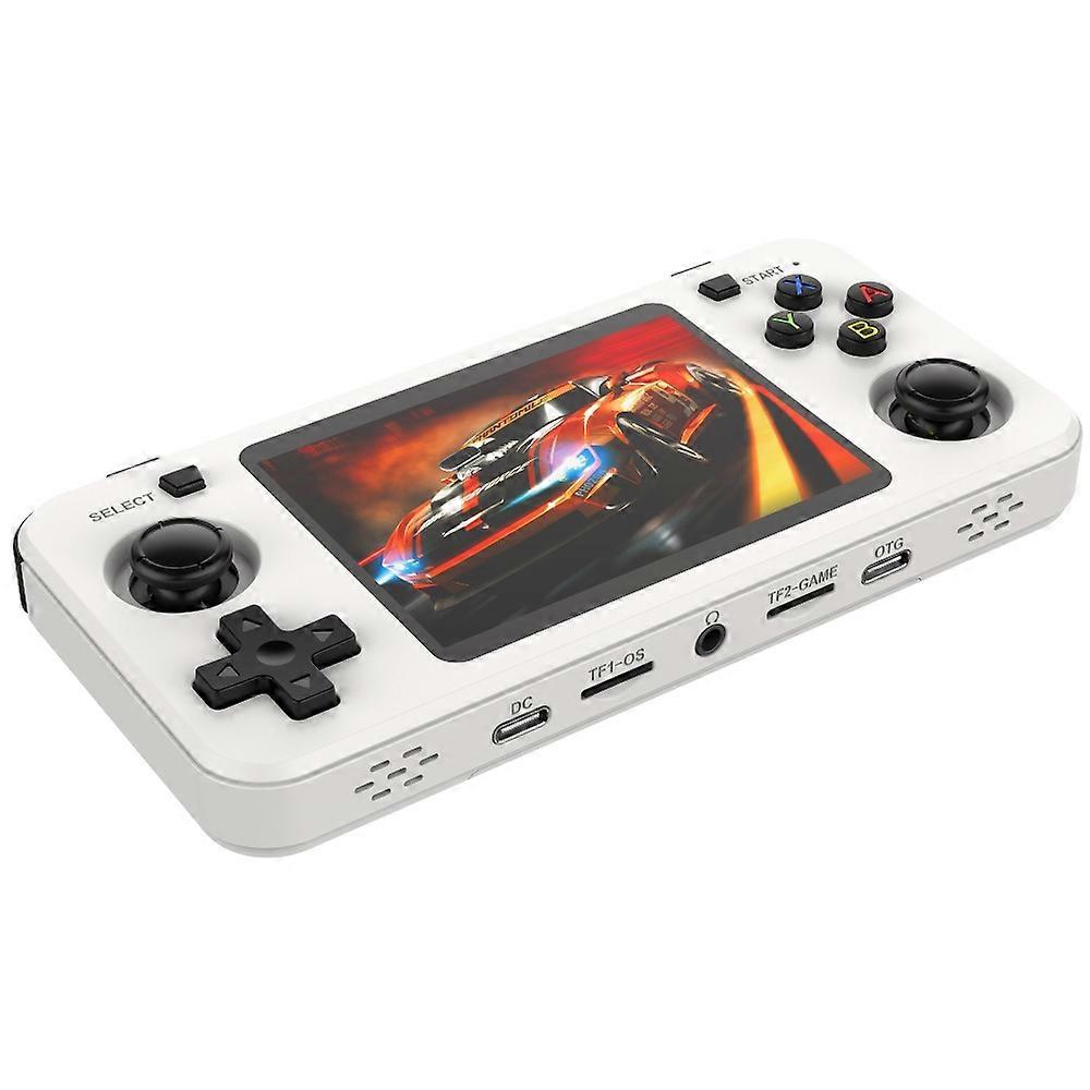2pc R36H 3.5" IPS Retro Handheld Game Console with 128G Card - White