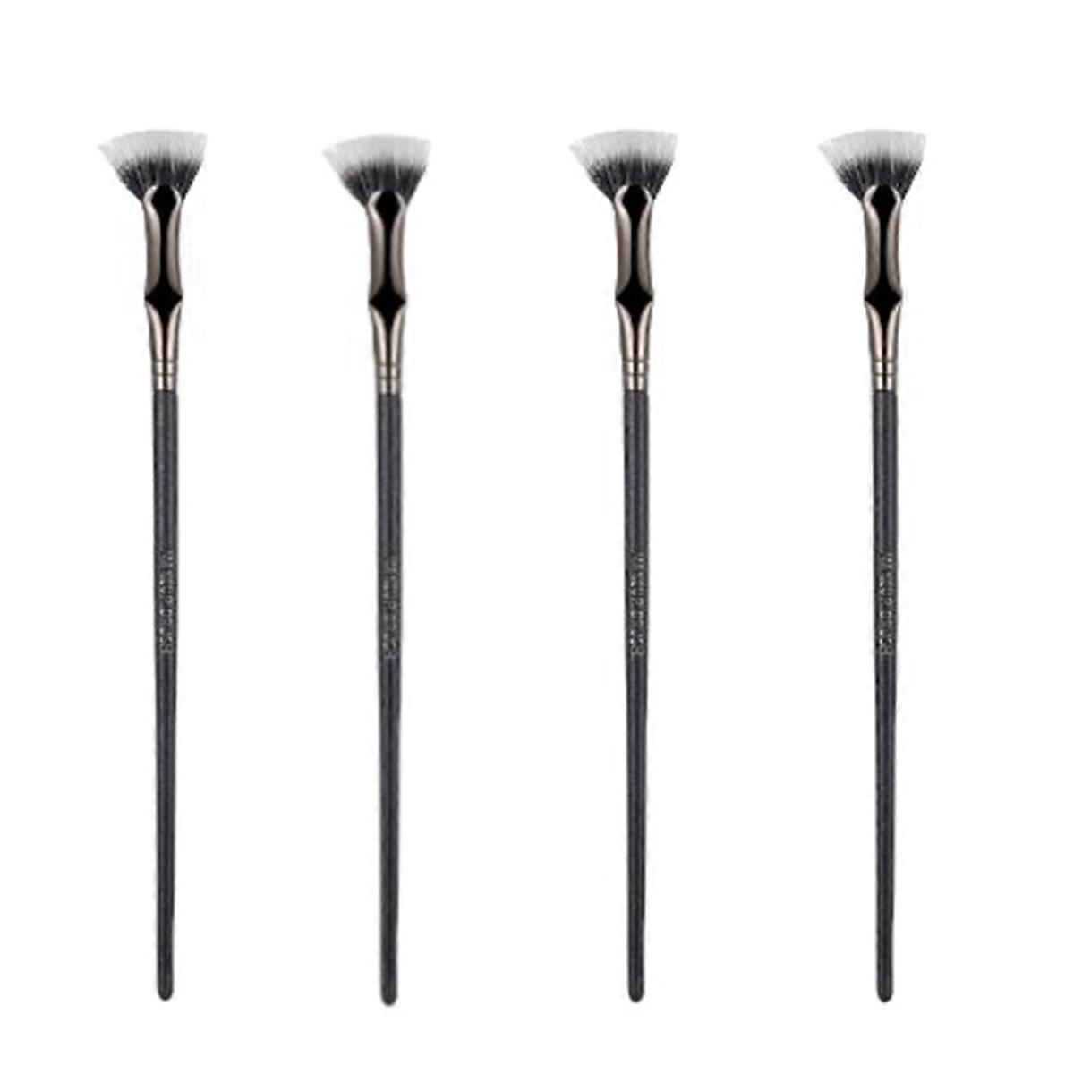 Scalloped Lash Brush, for Upper Lower Eye 4pcs