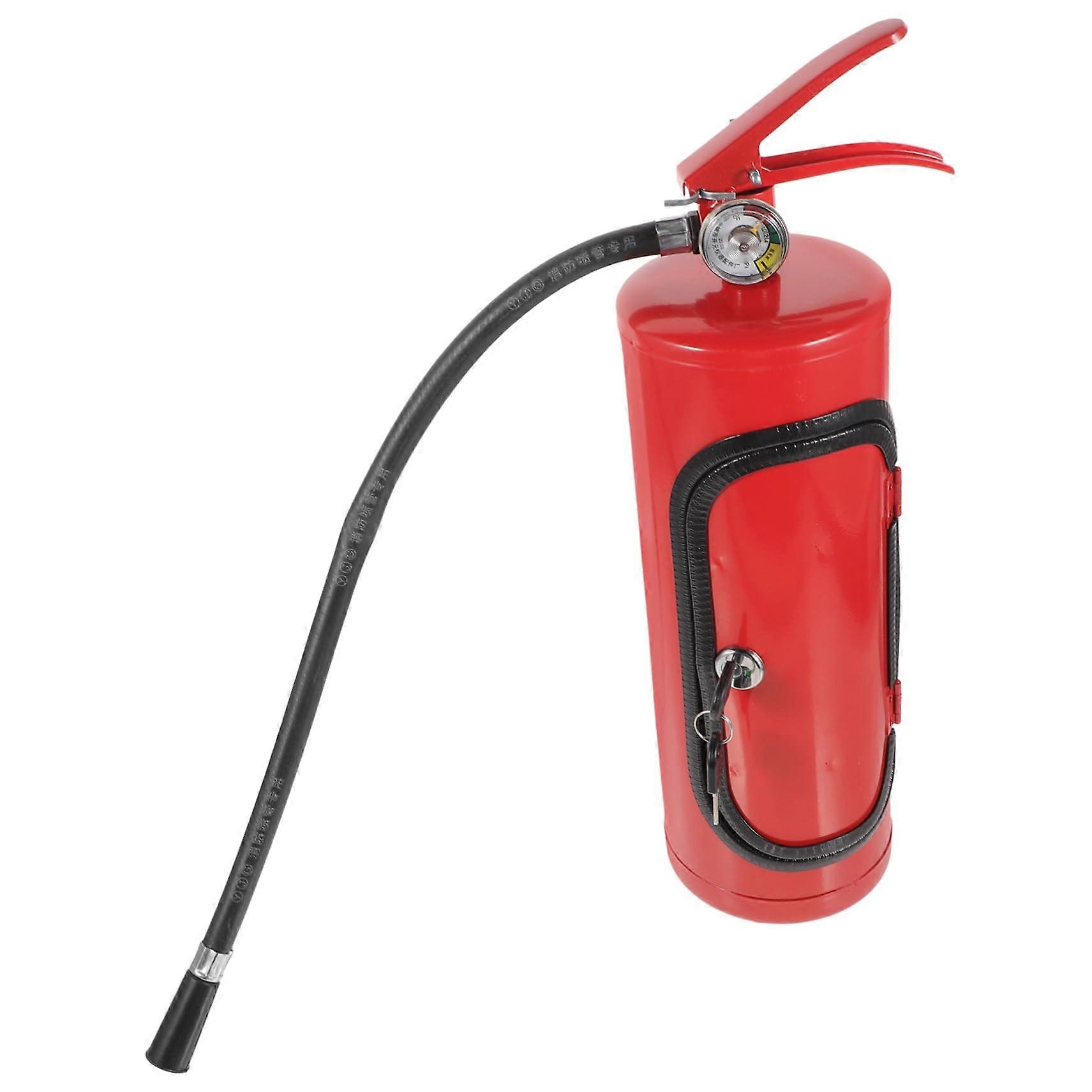 Fire Extinguisher Wine Cabinet Metal Whiskey Container Storage Box For Firemen And Wine Lovers Modern Design