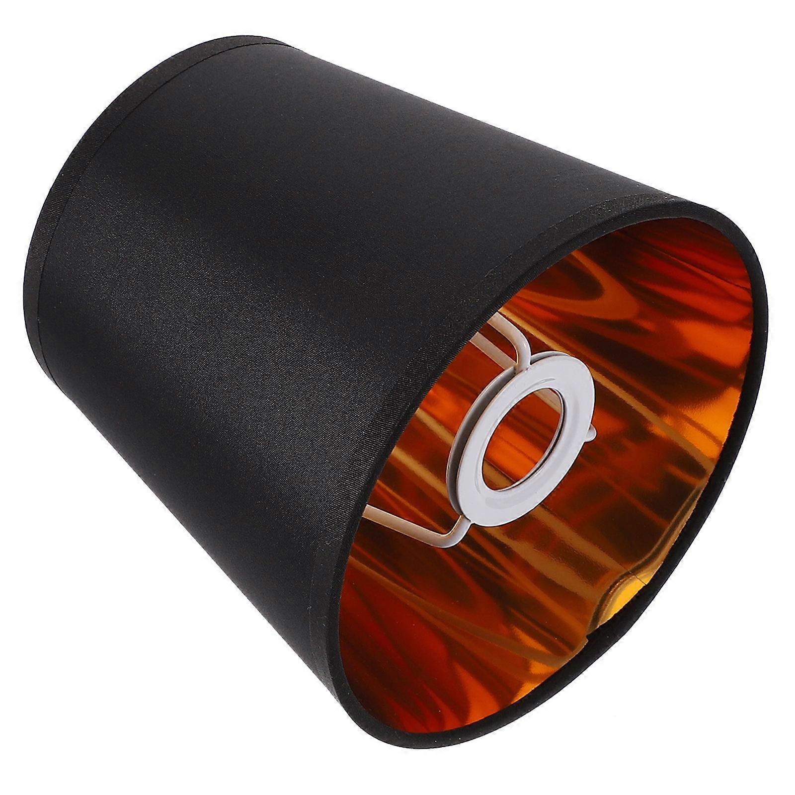 Cylindrical E14 Lamp Covers 5Pcs Black Cloth Suitable For Hotel Decoration Dust-Proof Function