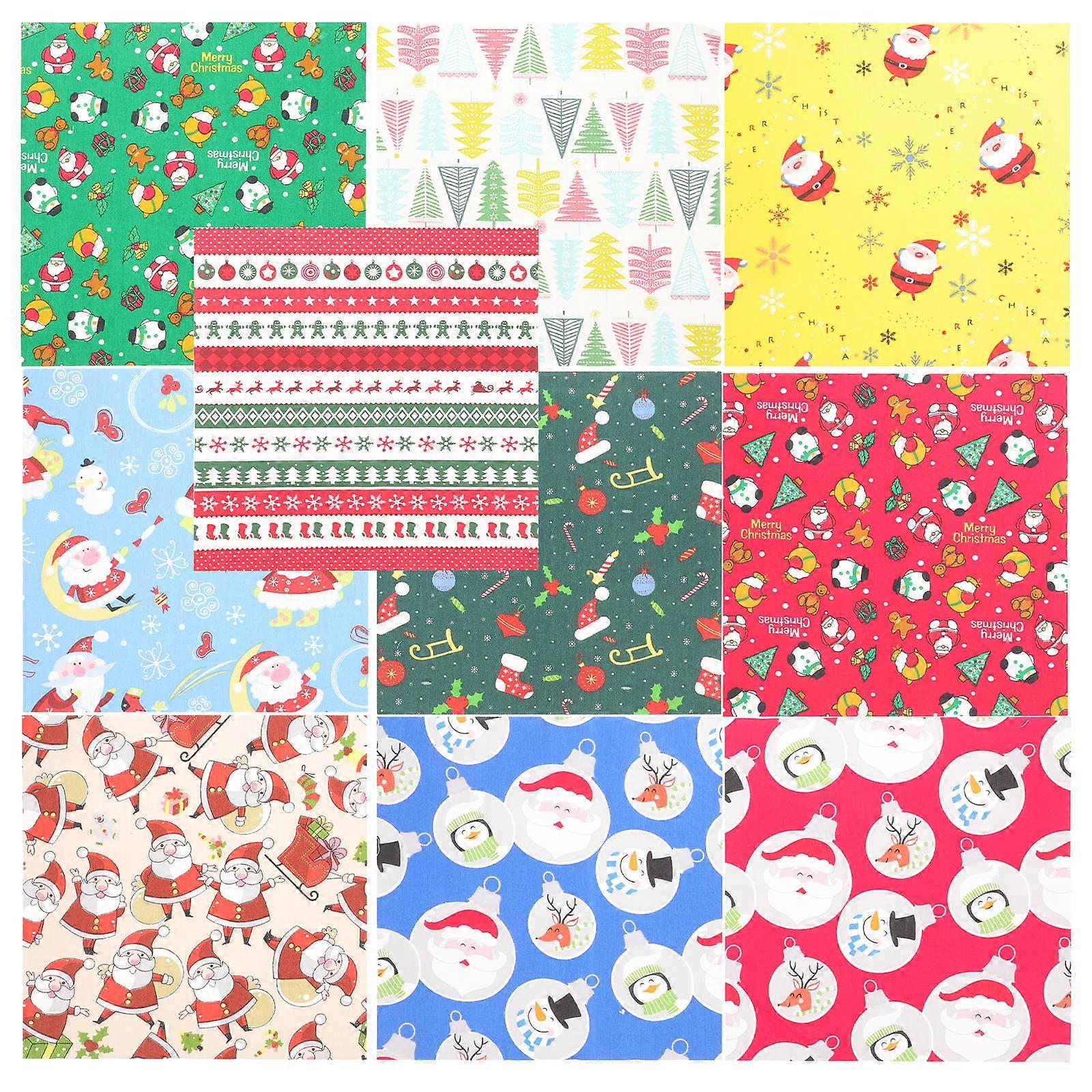 Decorative Cotton Fabric Squares For Sewing Projects And Handmade Items Suitable For Women 25x25cm 40 Sheets