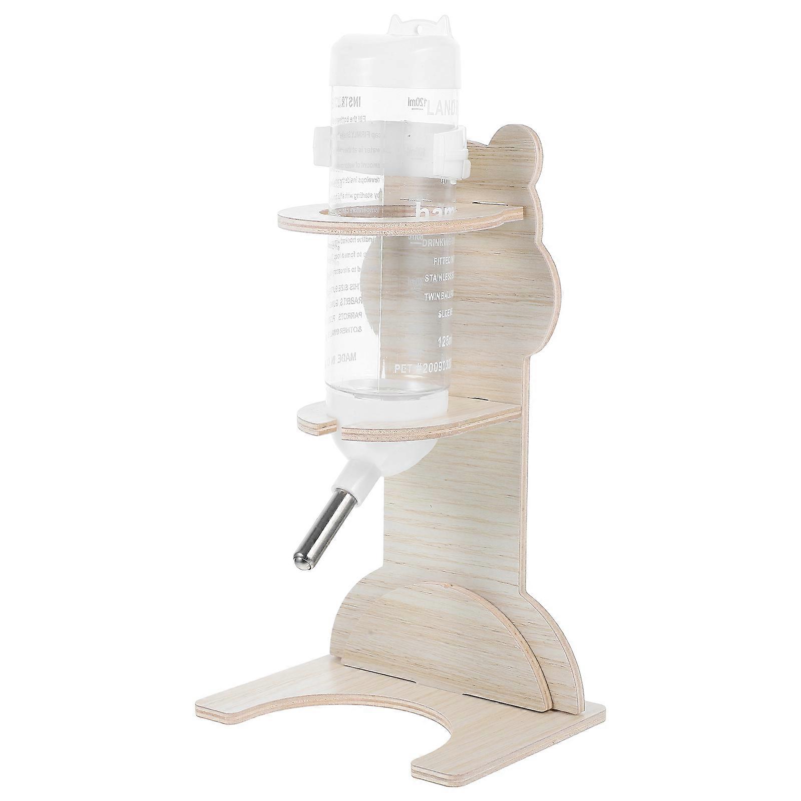 Hamster Water Bottle Holder with Stand for Small Animals 4Pcs Set