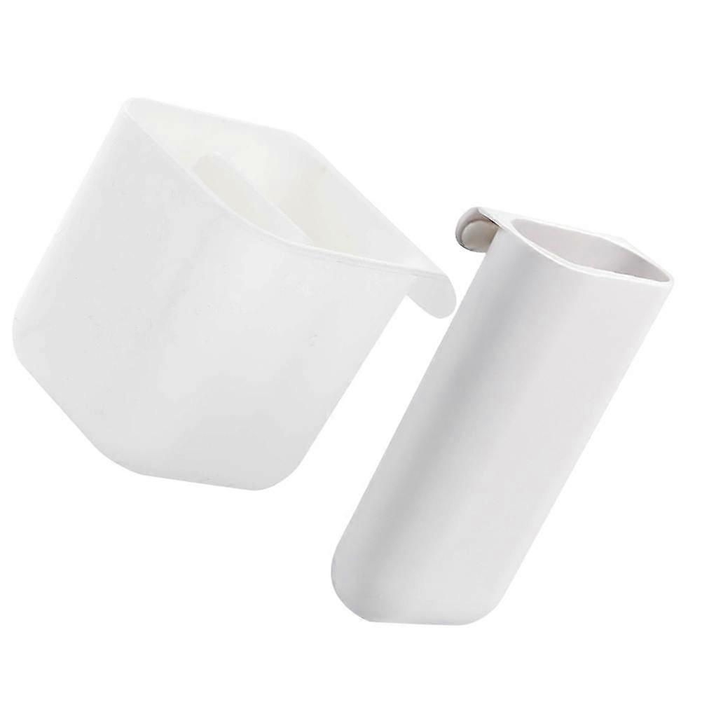 Creative Pencil Holders Containers Organizer Office Table Accessories Storage White Square Simple 2Pcs