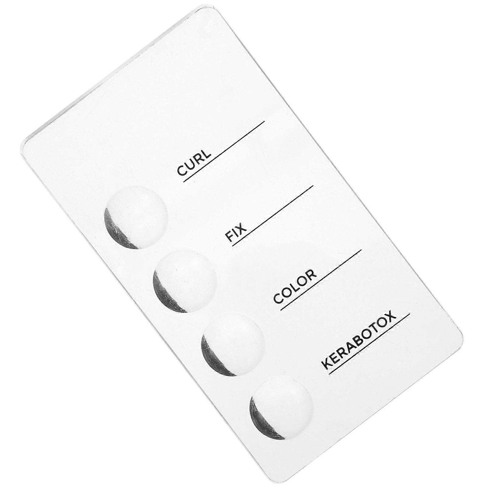 3Pcs Acrylic Eyelash Extension Tray Gasket Lash For Home Use And Salon Use 7.5x13x0.7cm Size Eyelash Storage