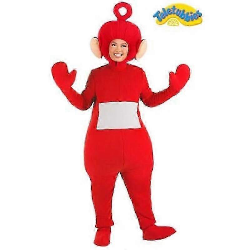 大人のティンキーウィンキーテレタビーズコスチュームハロウィーンコスプレカーニベイルパーティー衣装男性女性用