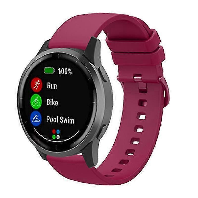 X0l Universal 22mm Silicone Replacement Wrist Band Solid Color Adjustable r4h Watch Strap with Same