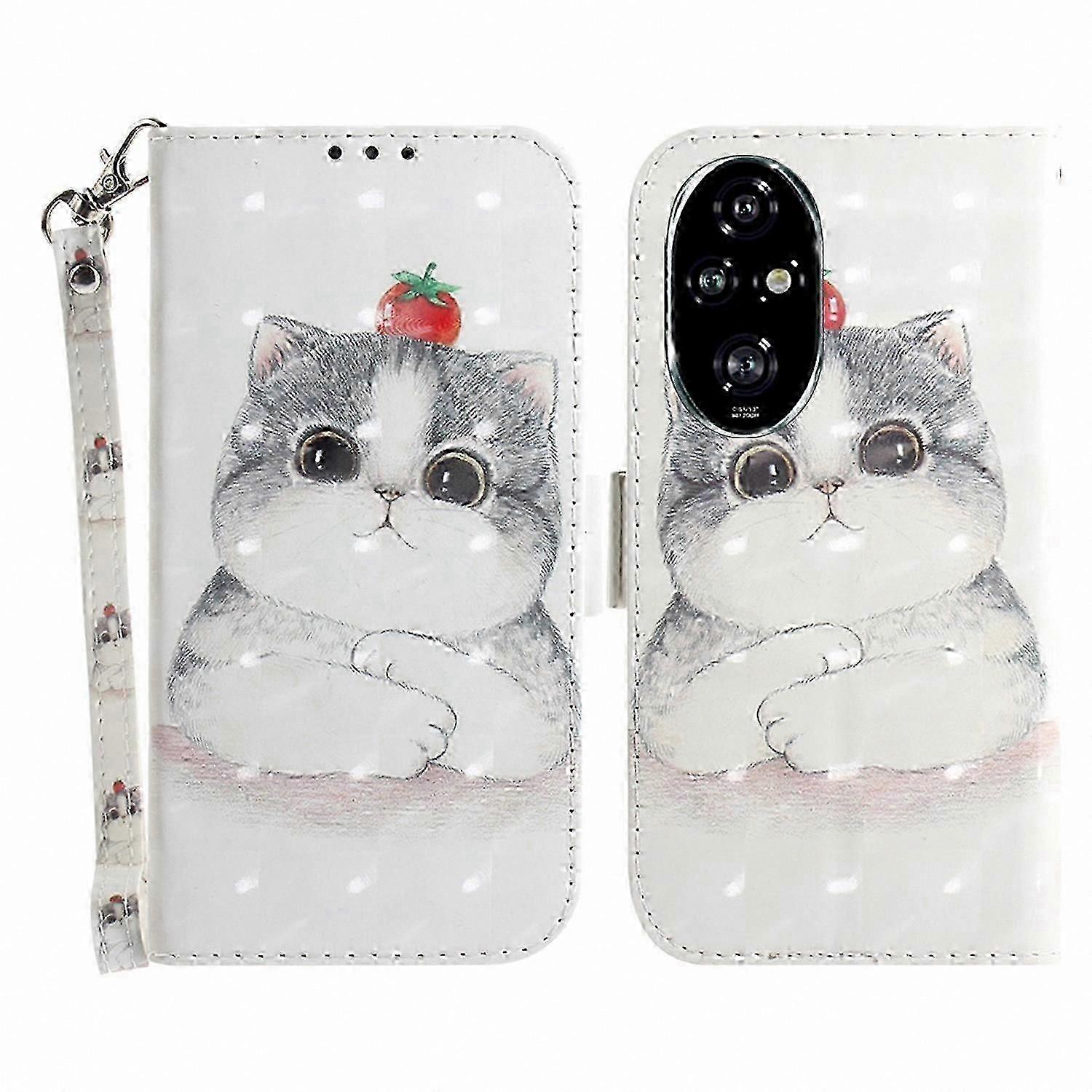 Pattern Print PU Leather Wallet Case for 5G Smartphones