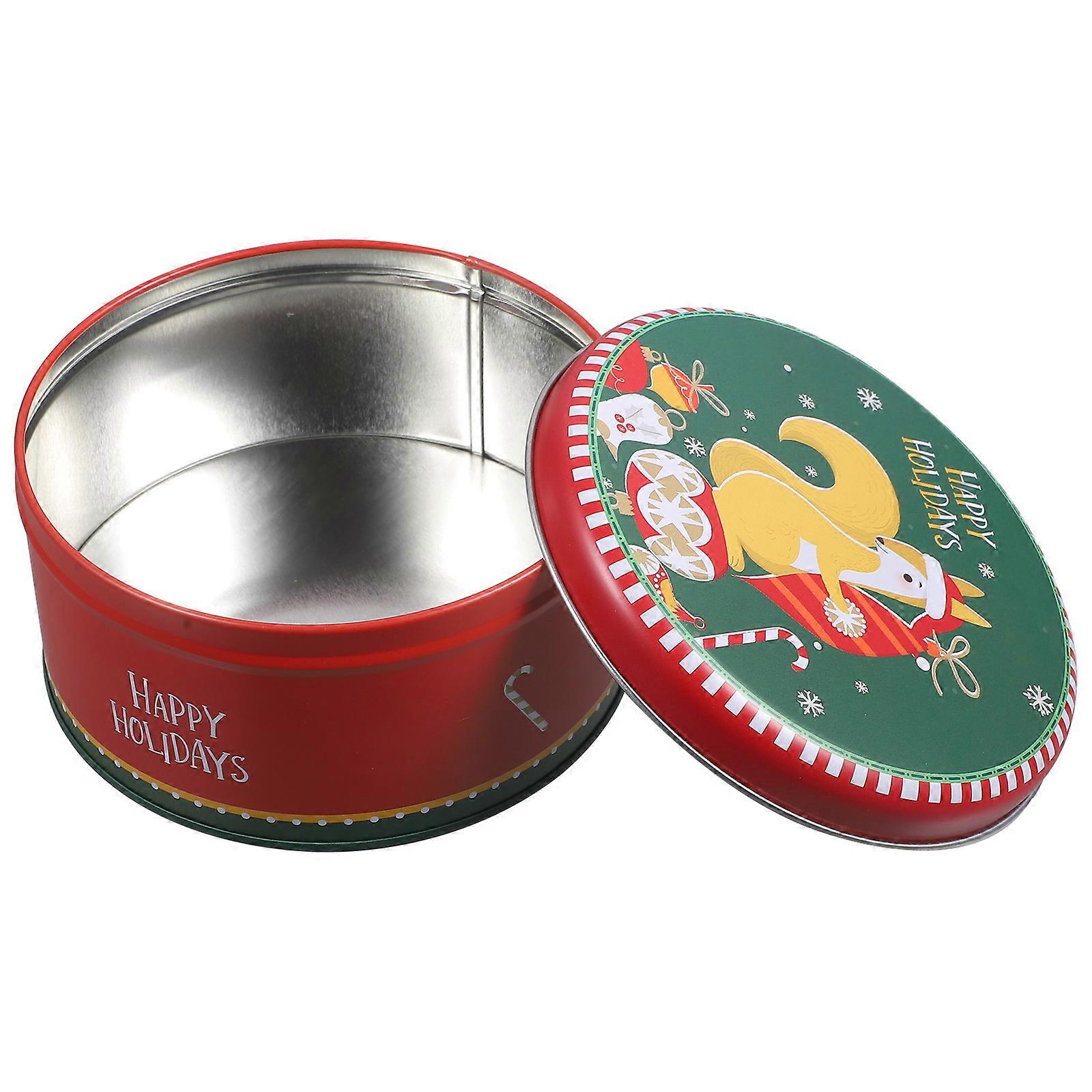 Adorable Candy Container Iron Box for 3Pcs Christmas Use