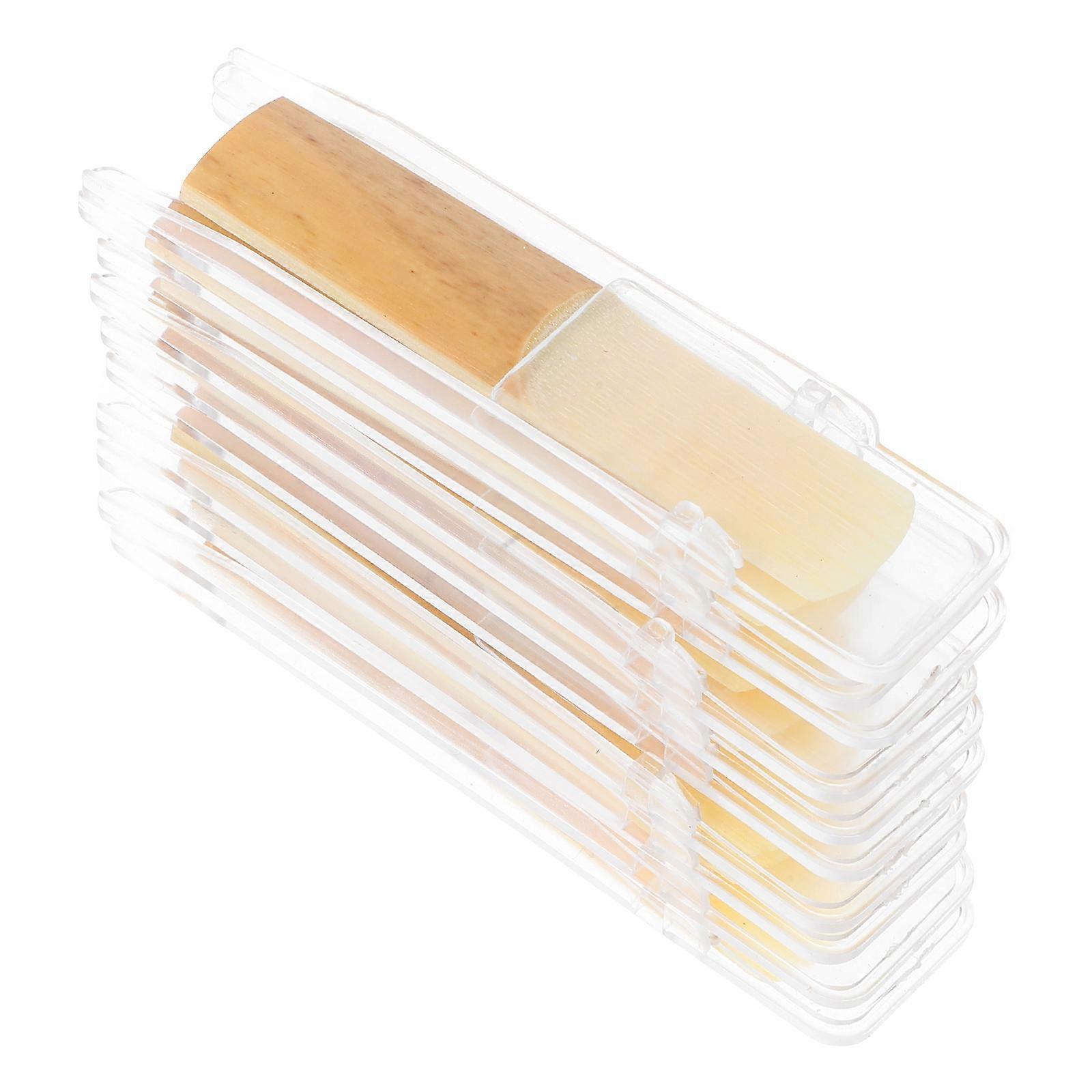 50Pcs Soprano Saxophone Reeds Replacement Spare Parts Optimized For Musical Performance Ensuring Clear Sound Quality 2.87X0.75X0.08in