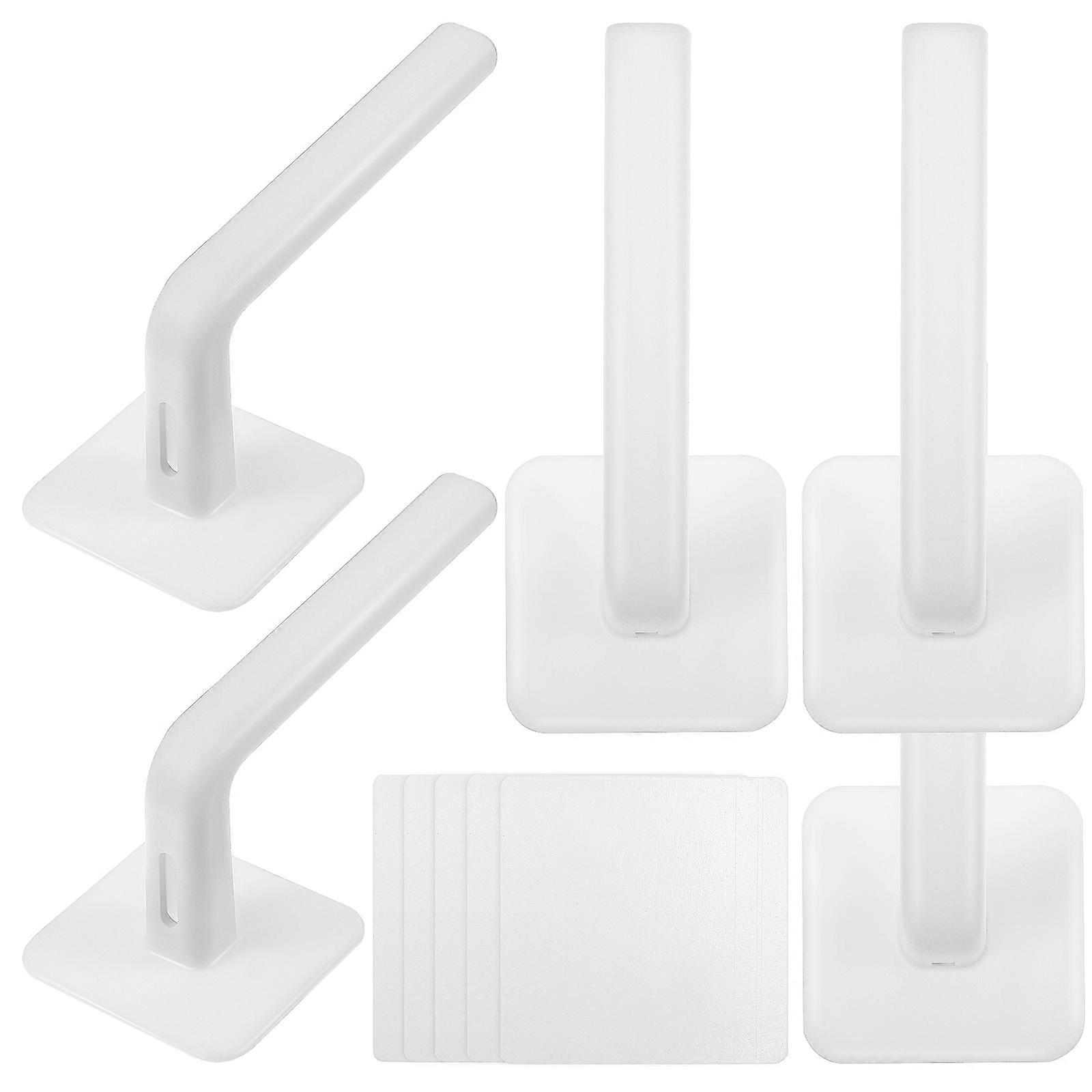 Hat Holder Wall Mount for Storage 15Pcs White Acrylic Hat Rack Organizer
